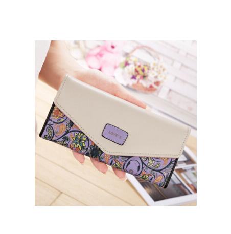 birds wallet Mid-length embroidery Ladies wallet - 9